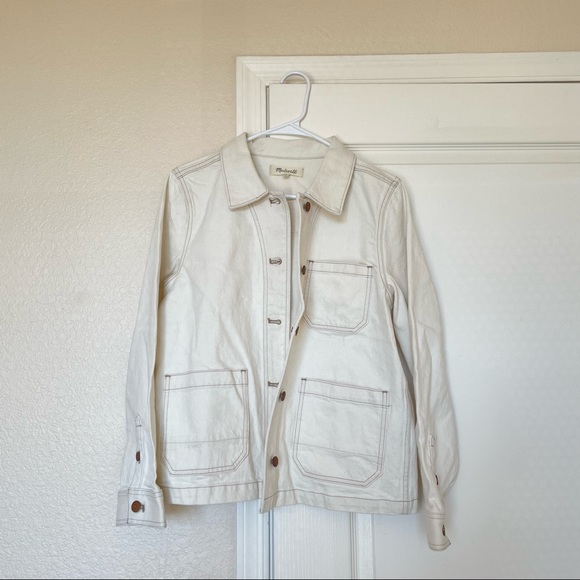 (NWOT) Denim Ashwood Chore Coat in Cloud Lining - Picture 6 of 13